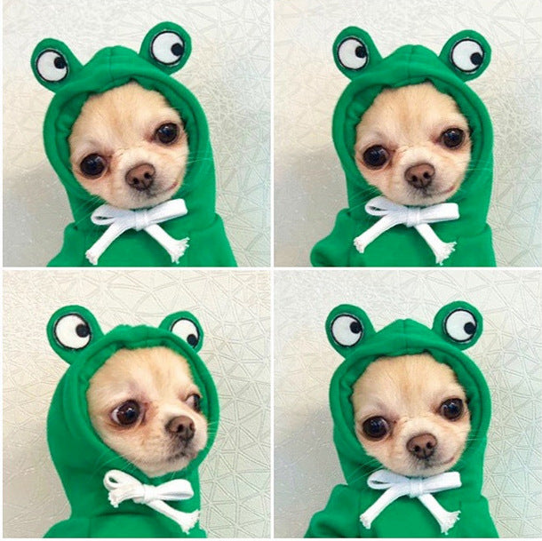 Warm Cute Fruit Fleece Hoodie for Small Pets