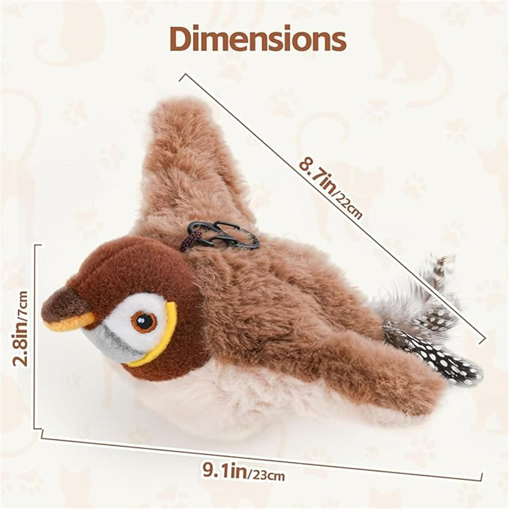 Interactive Flapping Bird Toy for Cats